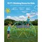 10-Foot Kids Jungle Gym Dome Outdoor Playset for Ages 3–10 with Swing and Hammock Included